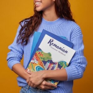 Romanian grammar workbook paperback - 56 exercises for A2 B1 B2 levels