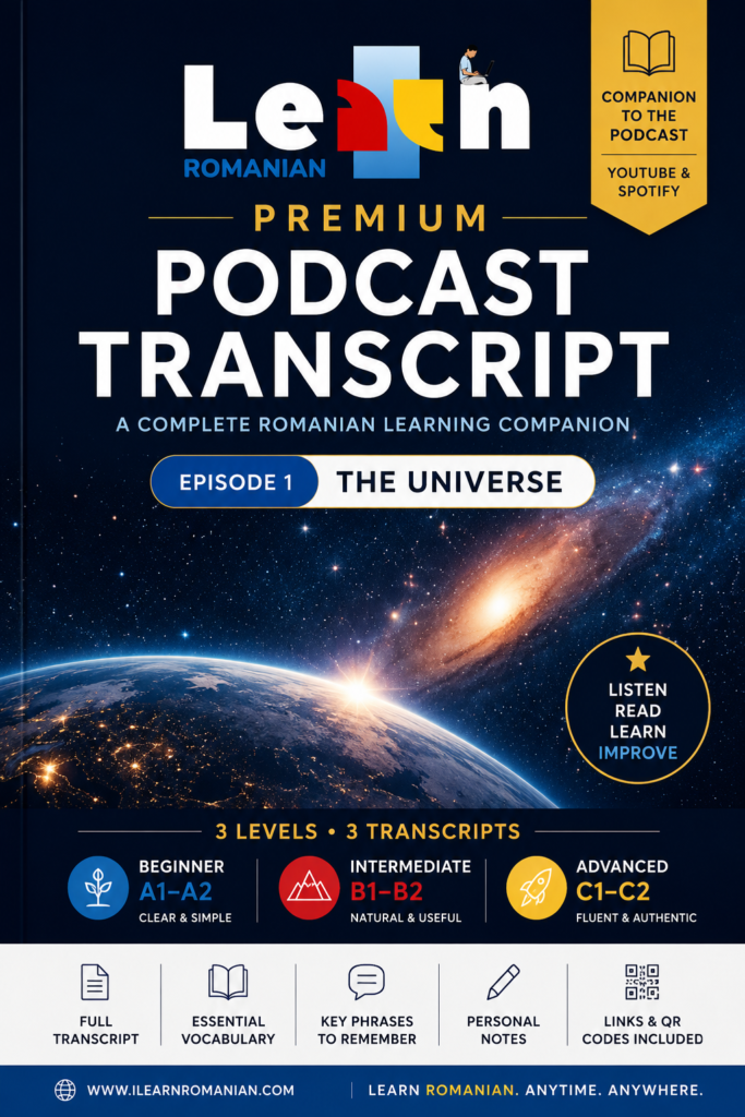 PREMIUM PODCAST WORKBOOK- EPISODE 1: THE UNIVERSE
