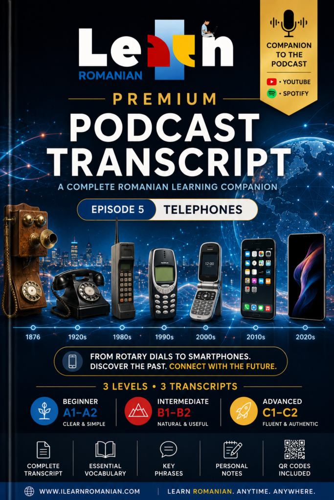 PREMIUM PODCAST WORKBOOK – EPISODE 5: TELEPHONES