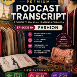 PREMIUM PODCAST WORKBOOK - EPISODE 10: FASHION