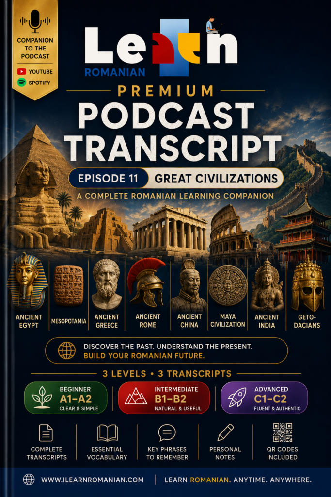 PREMIUM PODCAST WORKBOOK - EPISODE 11: GREAT CIVILIZATIONS