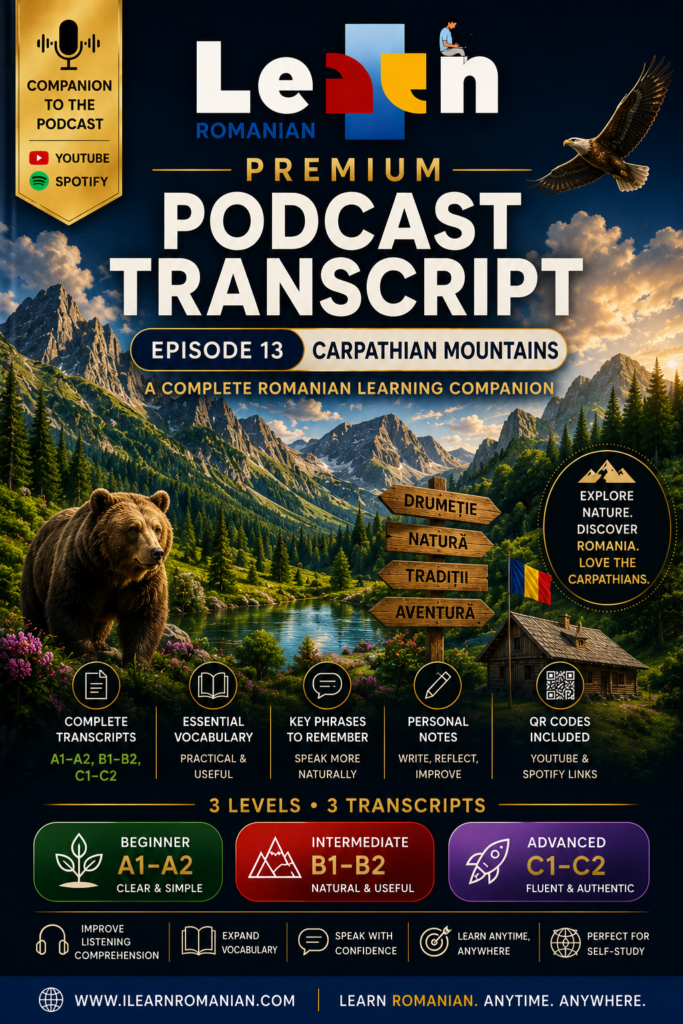 PREMIUM PODCAST WORKBOOK - EPISODE 13: THE CARPATHIANS