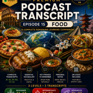 PREMIUM PODCAST WORKBOOK - EPISODE 15: FOOD