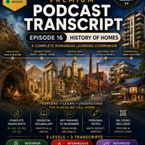 PREMIUM PODCAST WORKBOOK - EPISODE 16: HISTORY OF HOMES