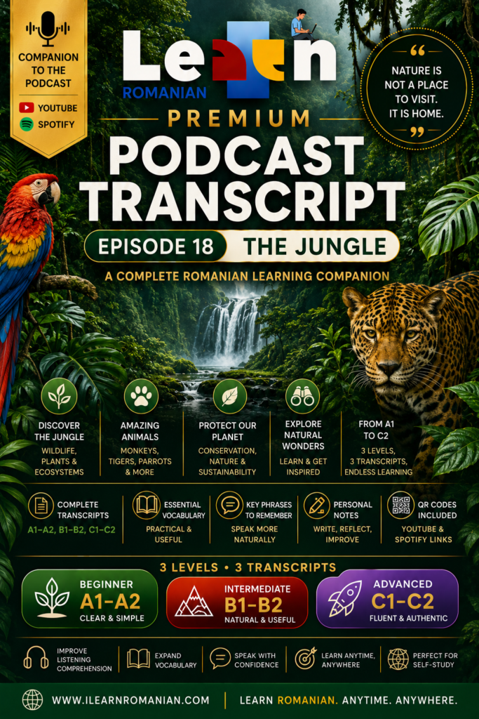 PREMIUM PODCAST WORKBOOK - EPISODE 18: THE JUNGLE