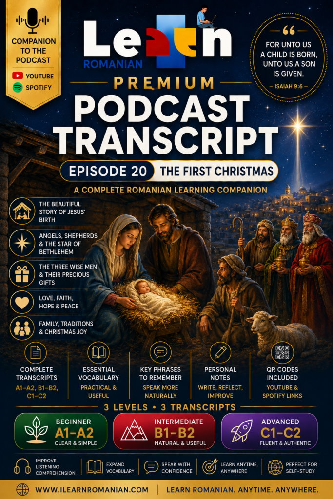 PREMIUM PODCAST WORKBOOK - EPISODE 20: THE FIRST CHRISTMAS