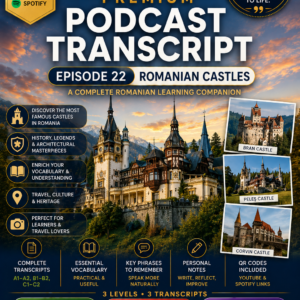 PREMIUM PODCAST WORKBOOK - EPISODE 22: ROMANIAN CASTLES