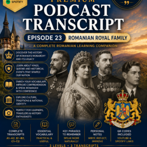 PREMIUM PODCAST WORKBOOK - EPISODE 23: ROMANIAN ROYAL FAMILY