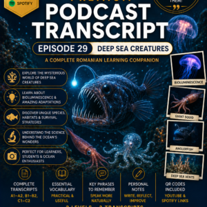 PREMIUM PODCAST WORKBOOK - EPISODE 29: DEEP SEA CREATURES