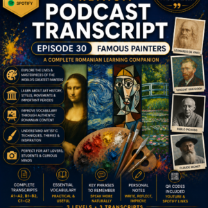 PREMIUM PODCAST WORKBOOK - EPISODE 30: FAMOUS PAINTERS