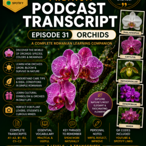 PREMIUM PODCAST WORKBOOK - EPISODE 31: ORCHIDS