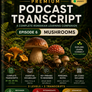 PREMIUM PODCAST WORKBOOK – EPISODE 6: MUSHROOMS