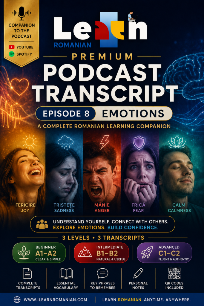 PREMIUM PODCAST WORKBOOK - EPISODE 8: EMOTIONS