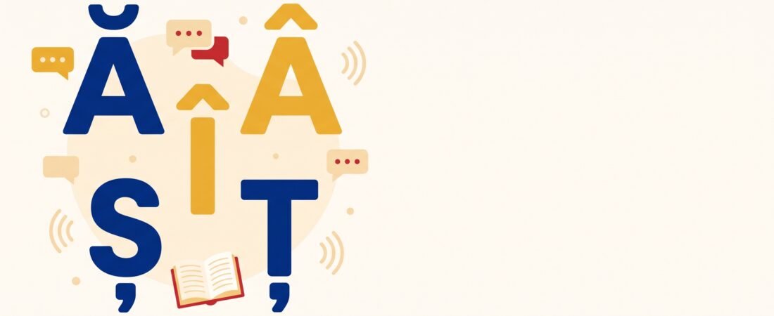 The Romanian alphabet with its 31 letters and 5 special characters