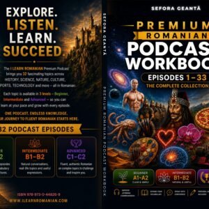 Premium Romanian Podcast Workbook | Learn Romanian A1–C2 | 32 Graded Transcripts + Vocabulary & Audio
